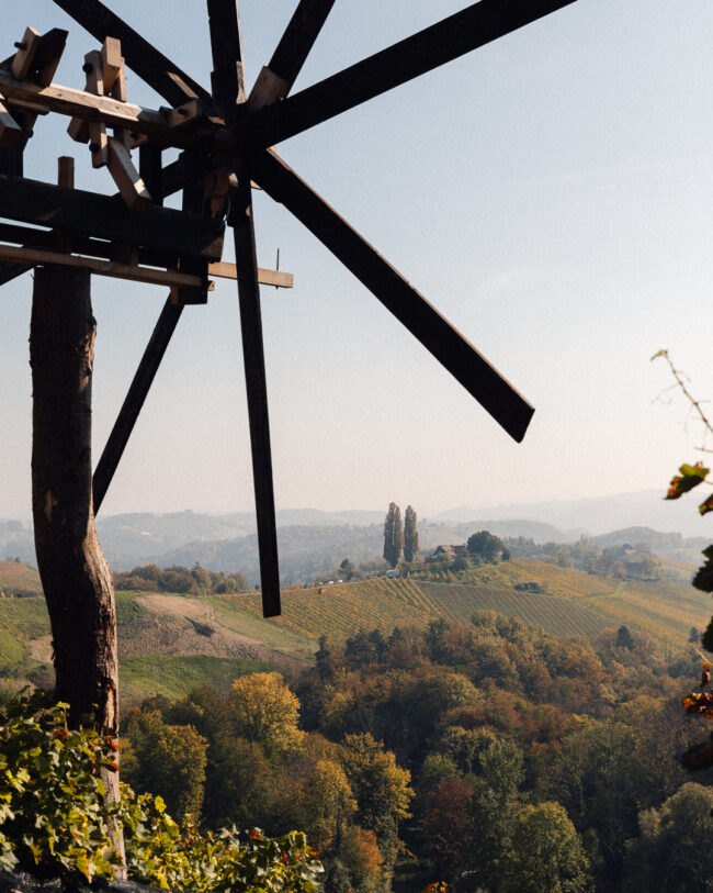 Südsteirische Weinstraße - Südsteiermark im Herbst - Klapotetz